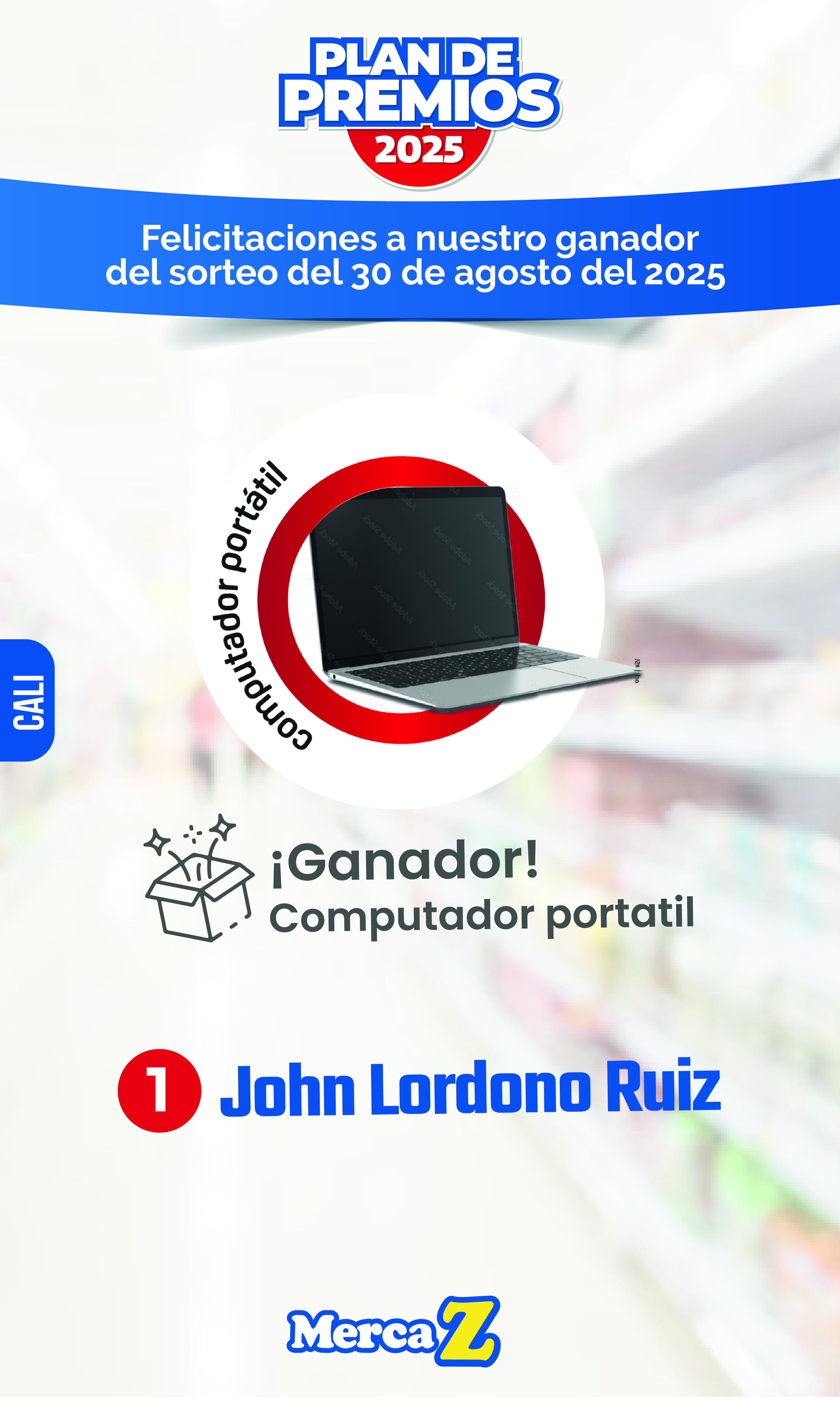Plan de Premios - Supermercado Merca Z